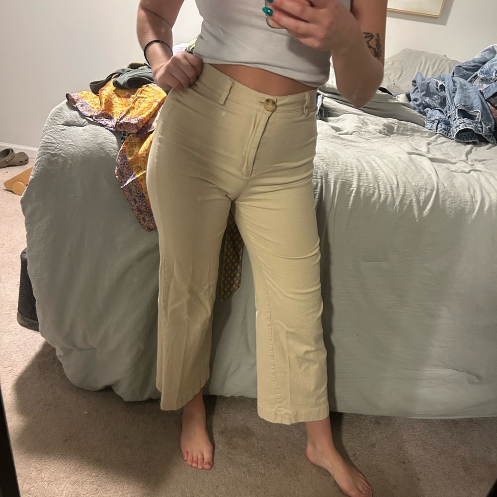 Princess Polly Crop Flare Trousers